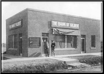 Gilbert's first bank