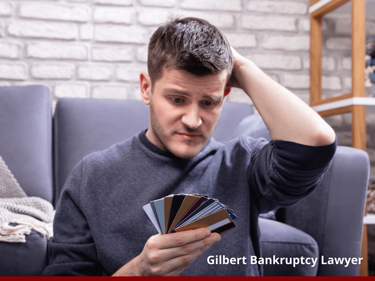 Man worried seeing his credit card