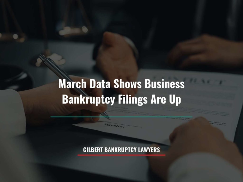 March Data Shows Business Bankruptcy Filings Are Up