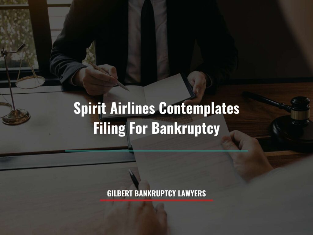 Spirit Airlines Contemplates Filing For Bankruptcy